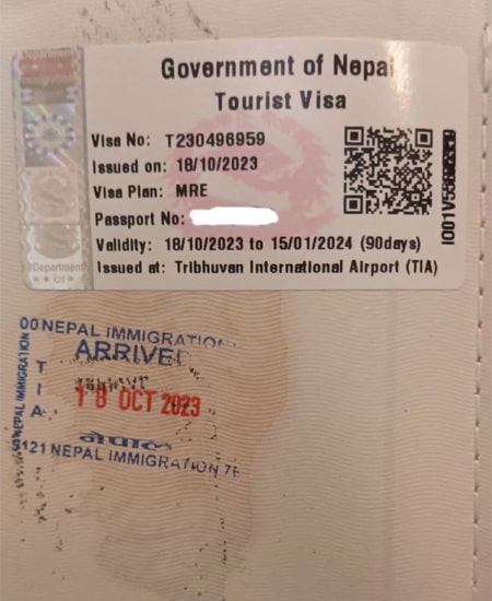 Nepal Tourist Visa